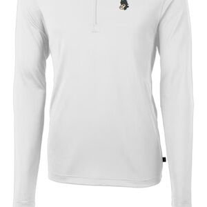 Michigan State Spartans Cutter & Buck Virtue Eco Pique Recycled Quarter-Zip